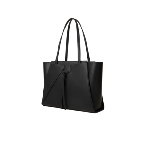 Alternative view of Black Structured Tote Bag
